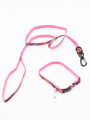 CORREA Y COLLAR SET ROSADO