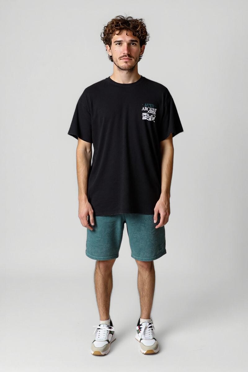 Remera Ariel Negro