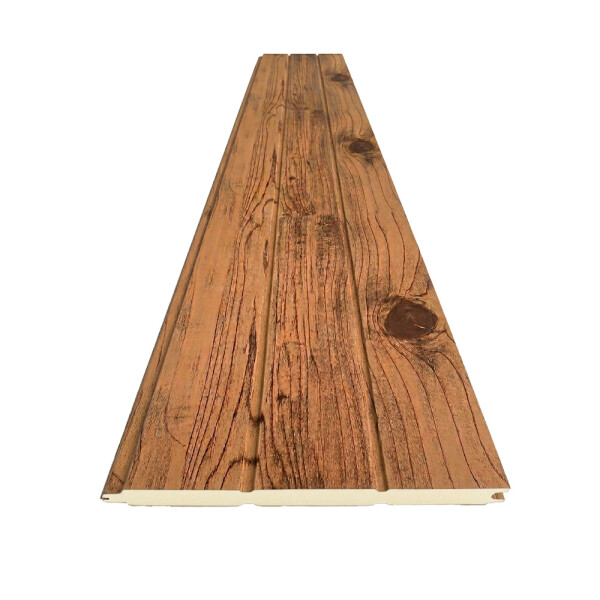 REVESTIMIENTO METAL SIDING MODELO PINO DE MADERA DE UN SOLO SURCO Revestimiento Metal Siding Modelo Pino De Madera De Un Solo Surco
