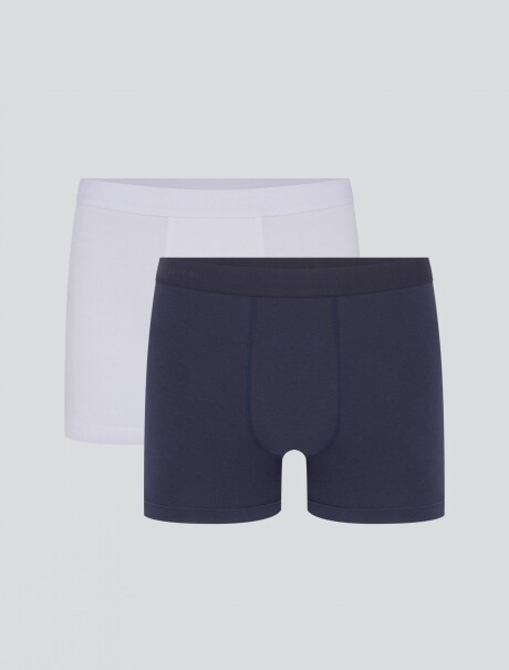 KIT DE 2 CALZONCILLOS MODELO BOXER MULTICOLOR