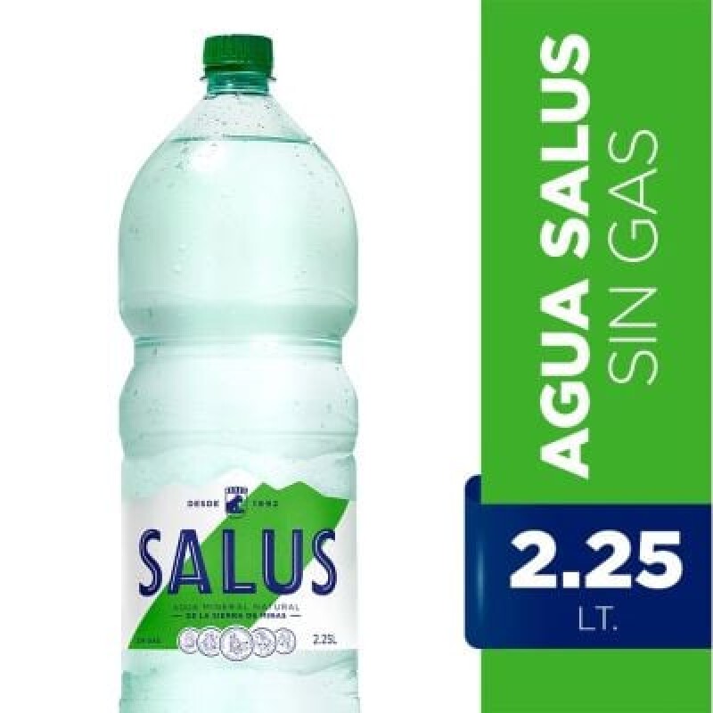 AGUA SALUS SIN GAS 2.25 LT AGUA SALUS SIN GAS 2.25 LT
