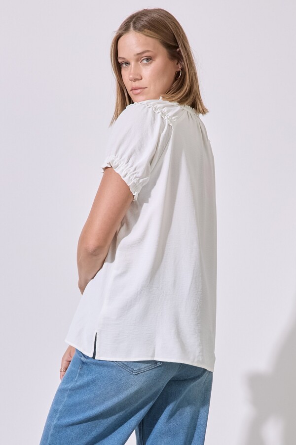 Blusa Frunces CRUDO