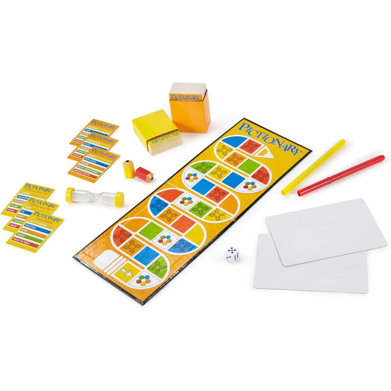 Mattel Games Pictionary, Juego de Mesa y Dibujo Mattel Games Pictionary, Juego de Mesa y Dibujo