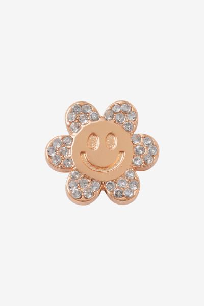 JIBBITZ CROCS DIAMOND FLOWER F Oro