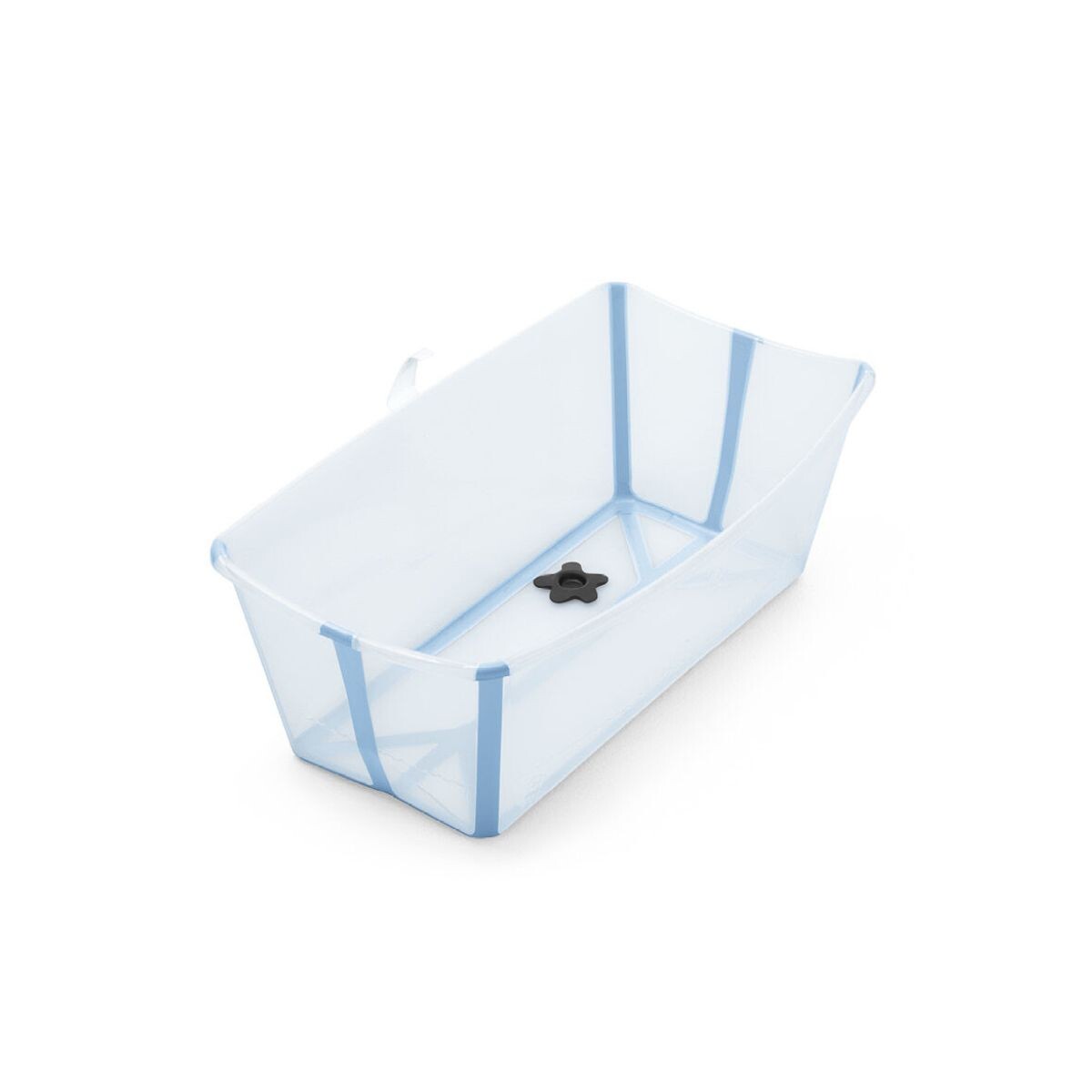 Baño Stokke Flexibath Plegable - Transparente y Celeste 