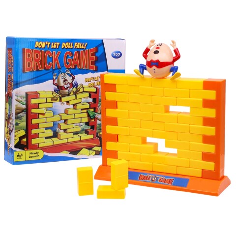 Juego de Habilidad Rompe Muro con 44 Bloques Amarillo 1