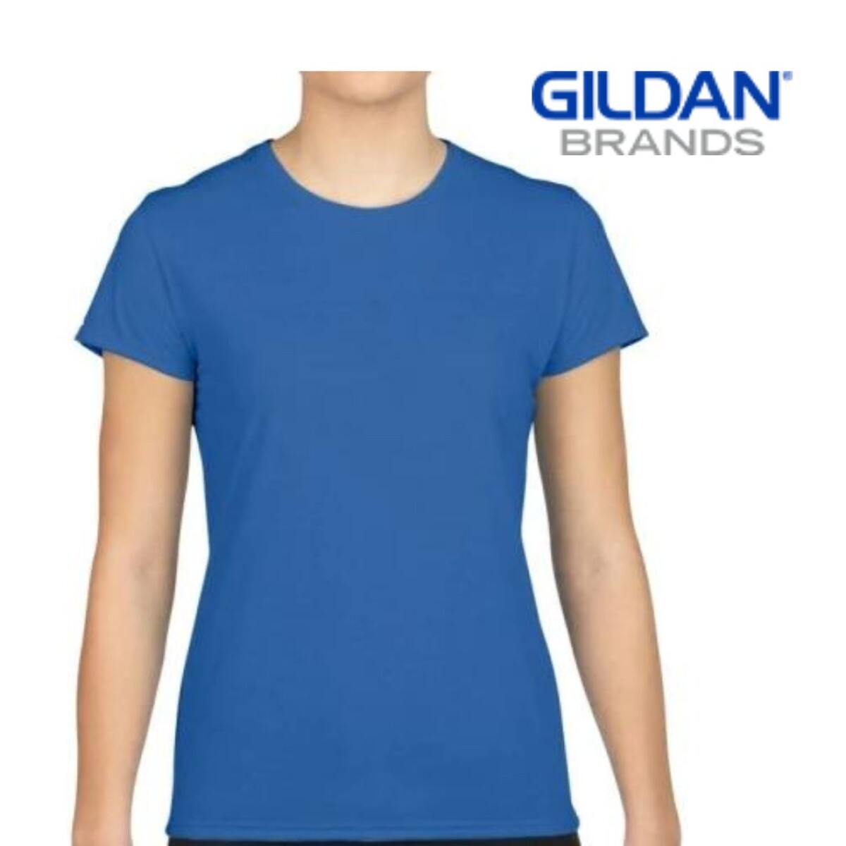 Camiseta Gildan Clásica - Azul francia 
