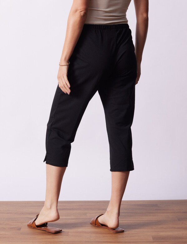 Capri Yoga Algodon NEGRO