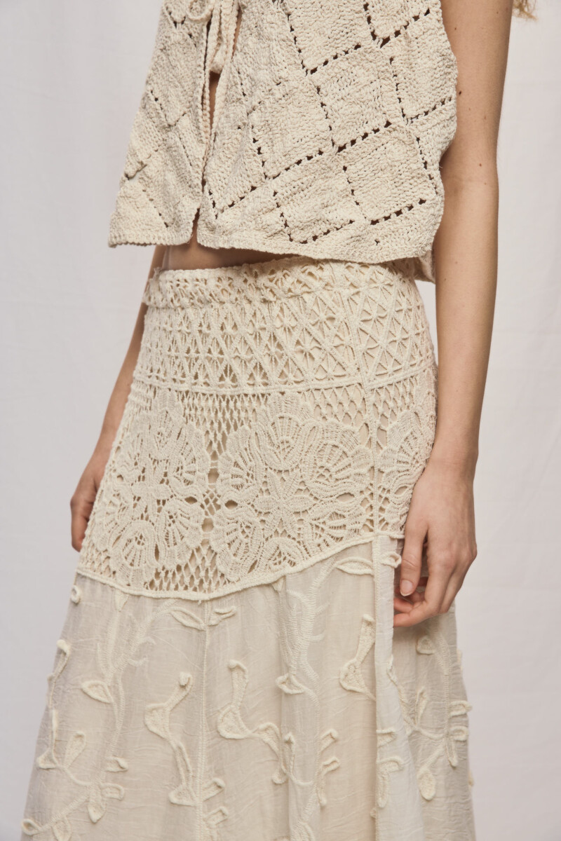 FALDA GEMMA Crudo