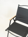 Silla Playa Plegable Alta Negro