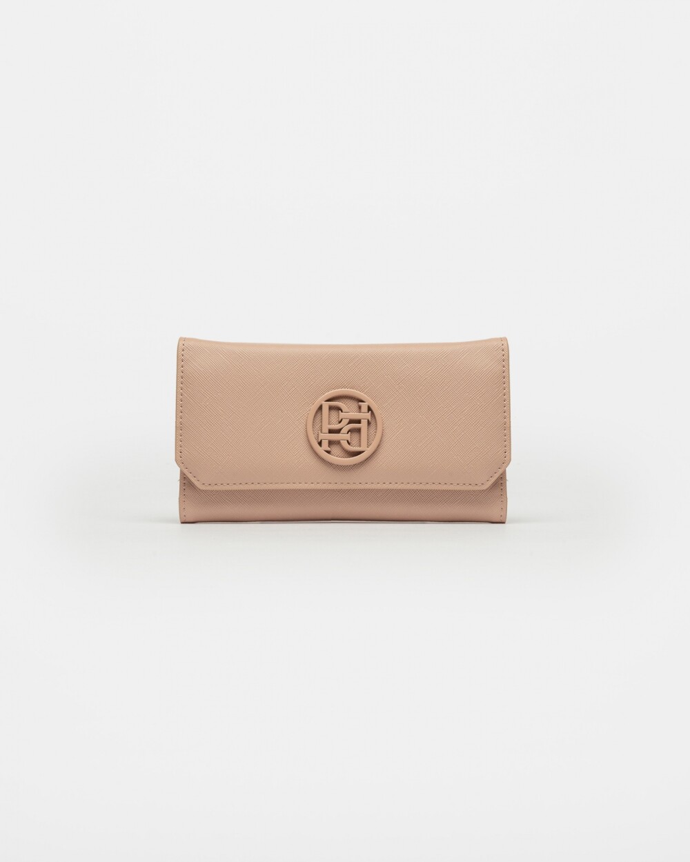 Billetera P&P En Efecto Cuero Zaffiano Rose