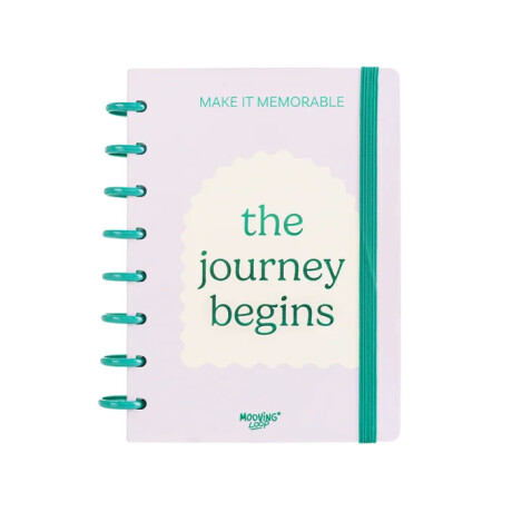 Cuaderno Mooving A5 c/ Discos the journey begins