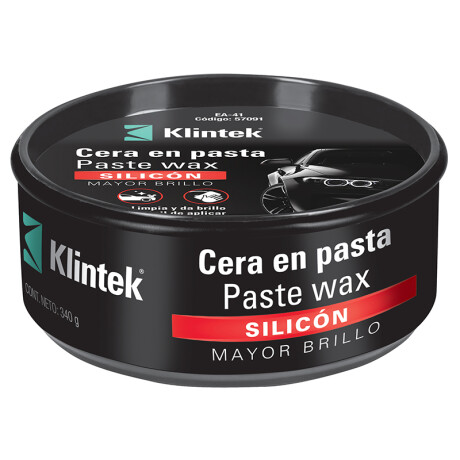 CERA EN PASTA C/SILIC.EXT.BRILLO+PROT.UV 340G KLINTEK EA-41 CERA EN PASTA C/SILIC.EXT.BRILLO+PROT.UV 340G KLINTEK EA-41