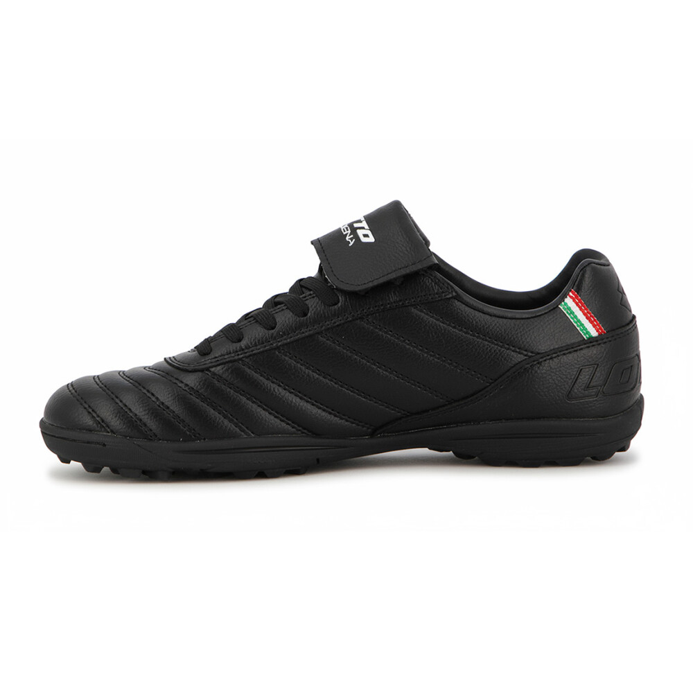 Lotto BOLOGNA Futbol 5 TF Unisex - Negro/Blanco Negro-Blanco