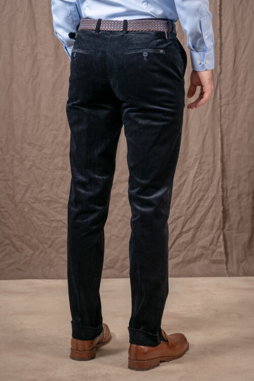 Pantalon Corduroy slim Azul Marino