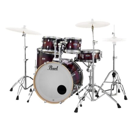 Batería Pearl Decade Maple Fusion Red 5 Cuerpos Con Hardware Batería Pearl Decade Maple Fusion Red 5 Cuerpos Con Hardware