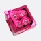 Set Arreglo De Jabones Diseño Rosas x4 Fucsia