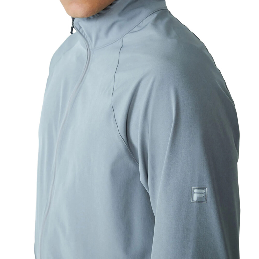 FILA Campera Essential Floating para Hombre - Gris Gris