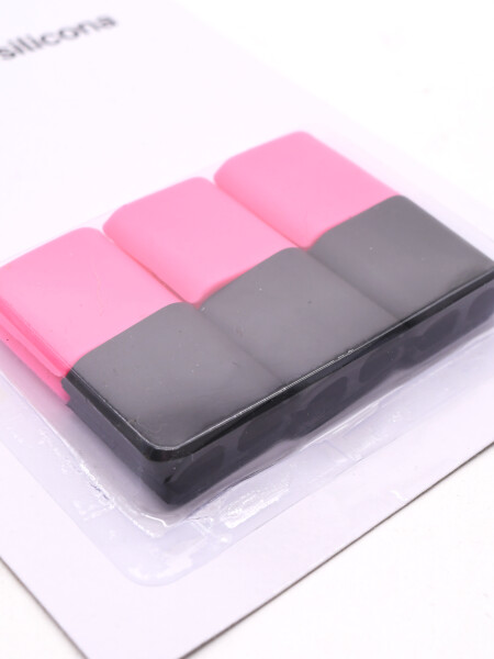 SUJETA CABLES SILICONA MULTICOLOR