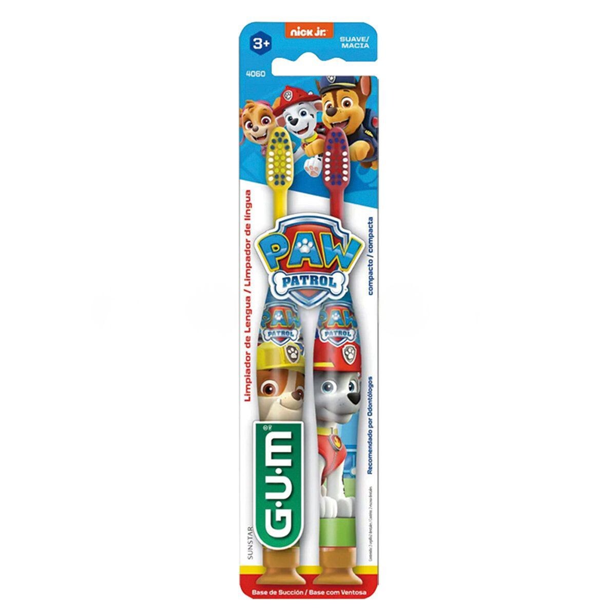 GUM KIDS PAW PATROL CEPILLO INFANTIL X2 