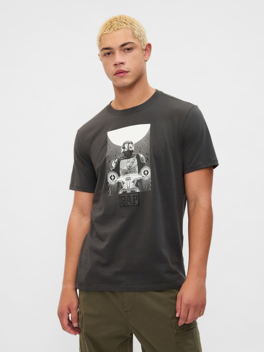 Remera Star Wars Logo Gap Hombre - Flint Grey 
