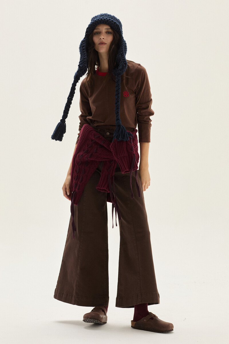 Remera Marigold - Chocolate 