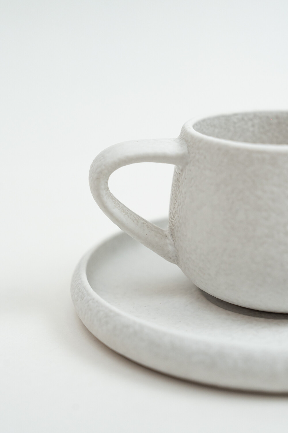 Taza Con Plato Ares Blanco