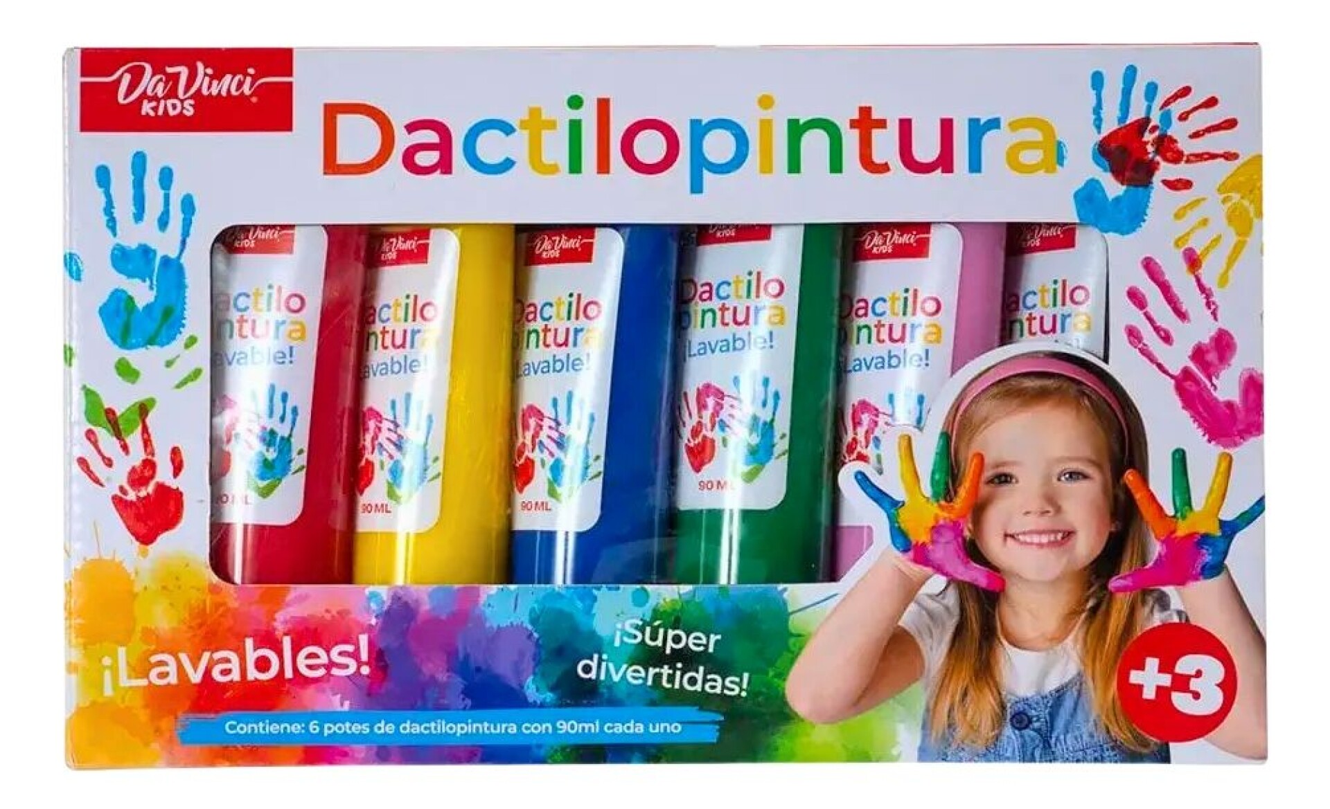 DACTILOPINTURA DAVINCI KIDS X6 