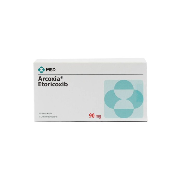 ARCOXIA 90 MG. CJ X 14 COMP. REC. única