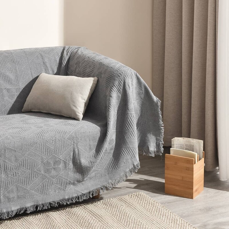 Manta para Sillon y Cama 90x150 cm gris