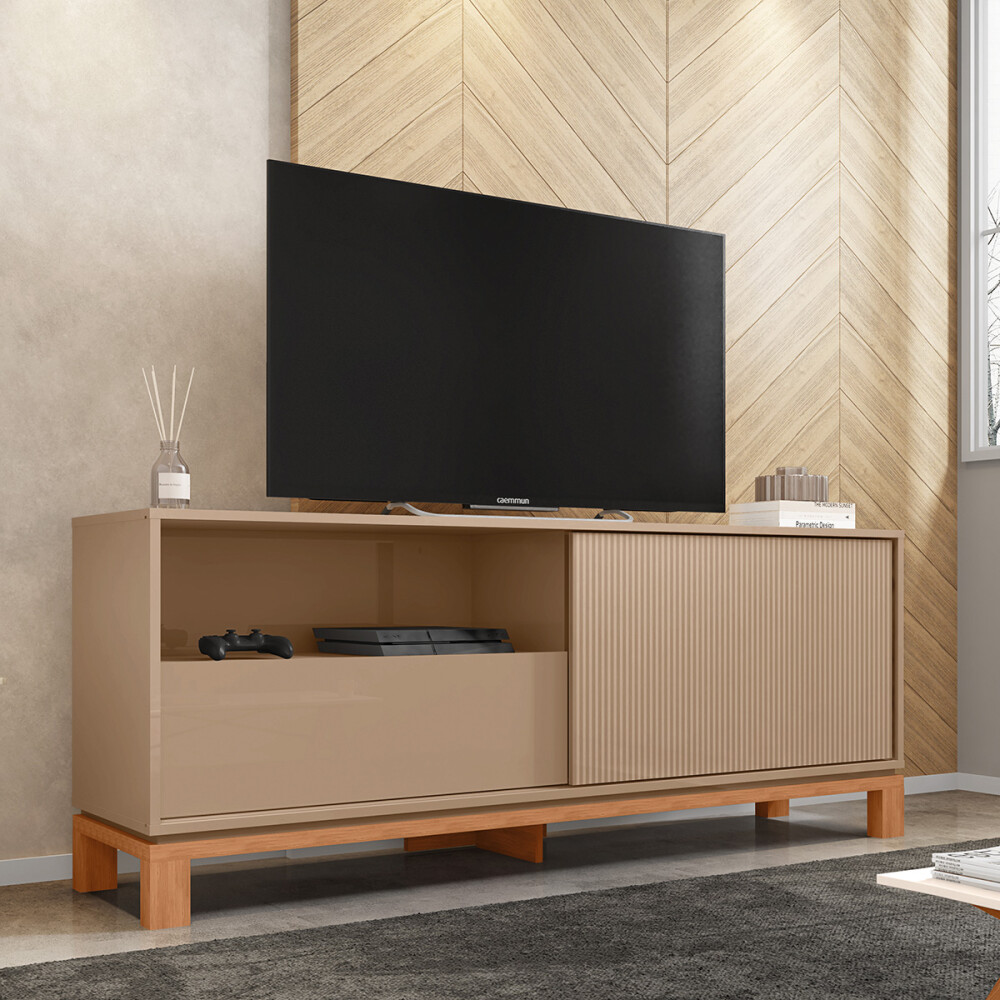 RACK PARA TV MONDRIAN 1.5 - COLOR SUED MR/FREIJO Rack Para Tv Mondrian 1.5 - Color Sued Mr/freijo