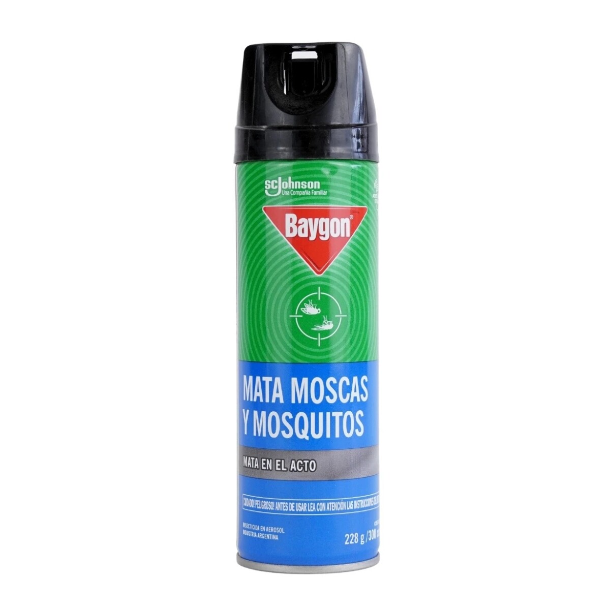 Insecticida Baygon Azul Moscas y Mosquitos 300CC 