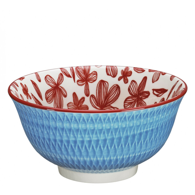 Bowl AMICI rombos azules 15,5 cm Bowl AMICI rombos azules 15,5 cm