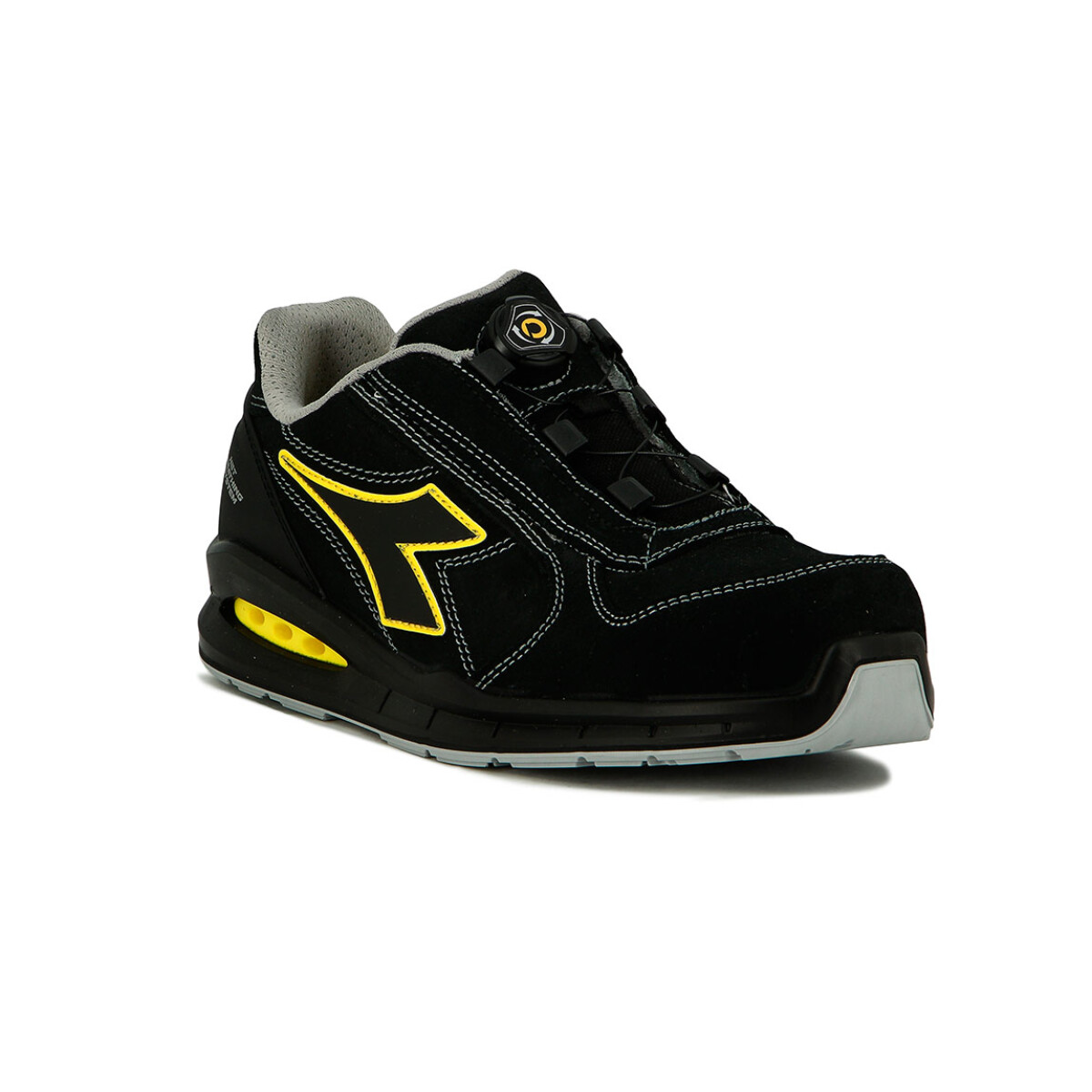 Diadora Utility Zapato Run Net Airbox Quick Low S3 Src - Negro-negro 