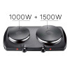 Anafe Eléctrico Punktal 2 Discos 1500w Con Termostato Negro Anafe Eléctrico Punktal 2 Discos 1500w Con Termostato Negro