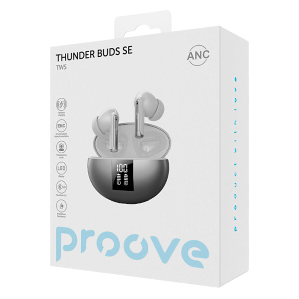 Auricular Proove Thunder Buds Se PLATEADO