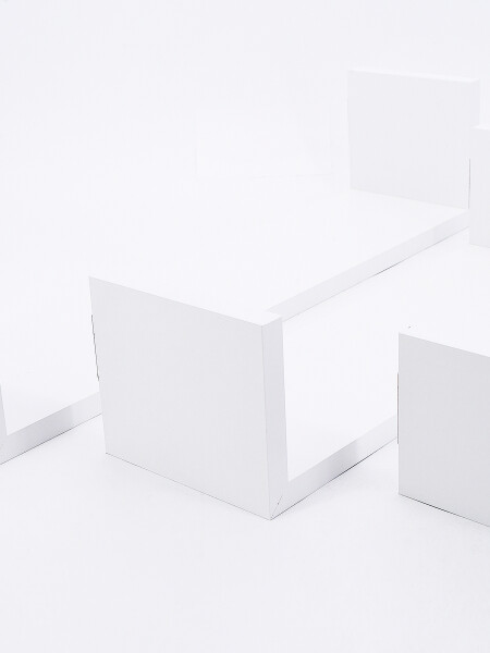 ESTANTERIAS SET X 3 BLANCO