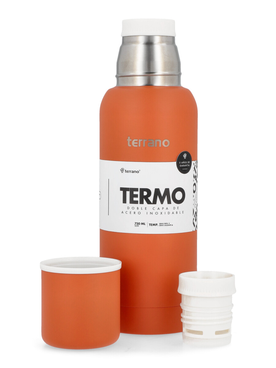 Termo Premium Slim 750ML. - Terracota 