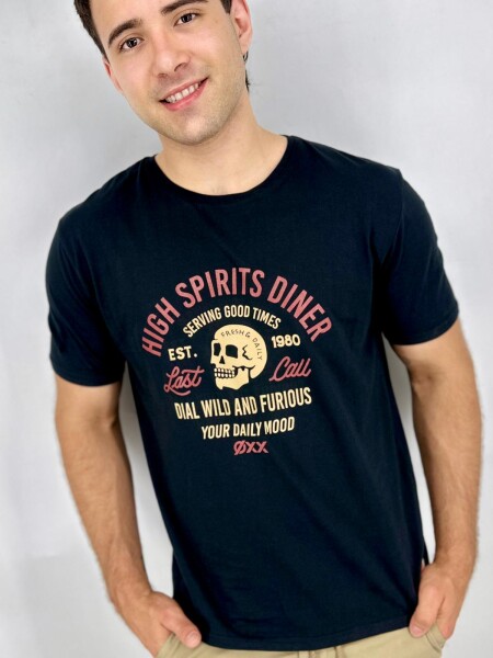 T-SHIRT OXX S007-24 NEGRO