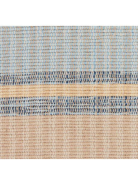 Alfombra BJERK 70x140 rayas beige/azul Alfombra BJERK 70x140 rayas beige/azul