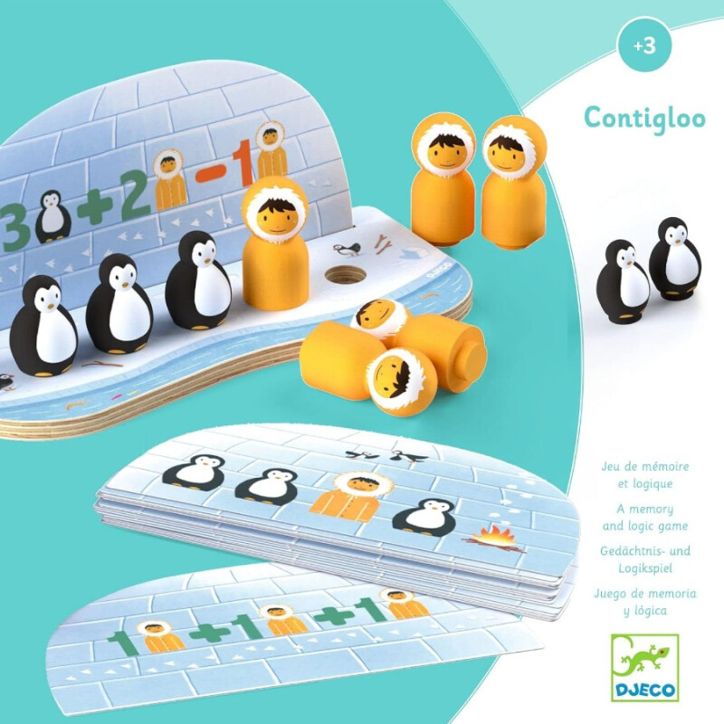 Juego Contigloo Matemáticas +3 Djeco Juego Contigloo Matemáticas +3 Djeco