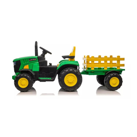 Tractor a Bateria para Niños FL3388B Verde/Amarillo