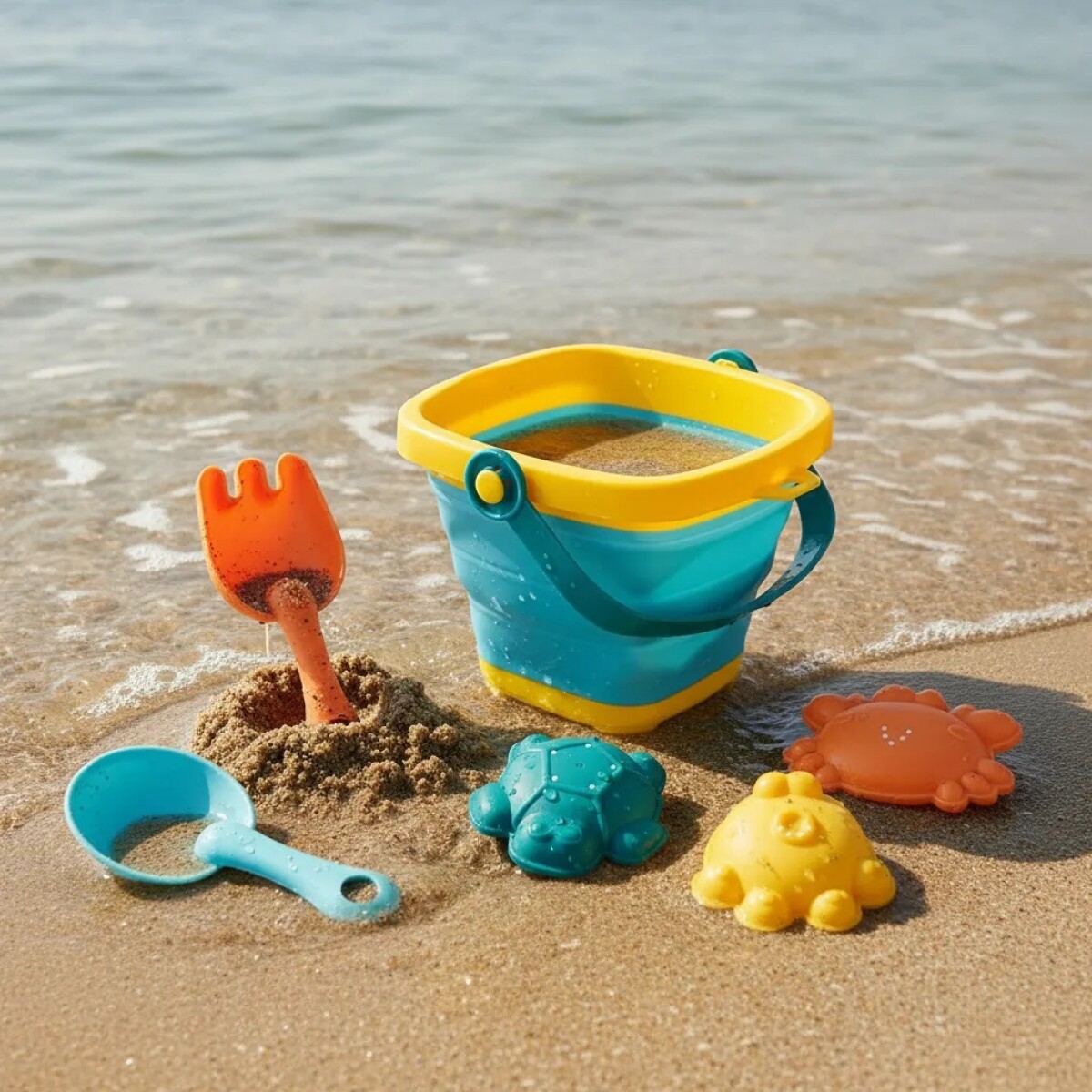 Set playa HUANGER balde y formas 