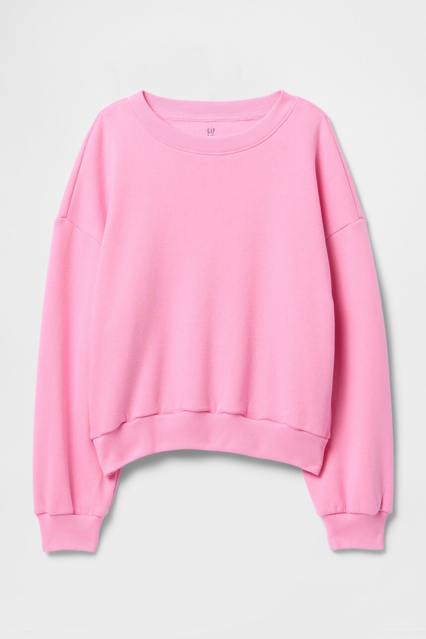 Buzo Deportivo Logo Gap Niña Parisian Pink