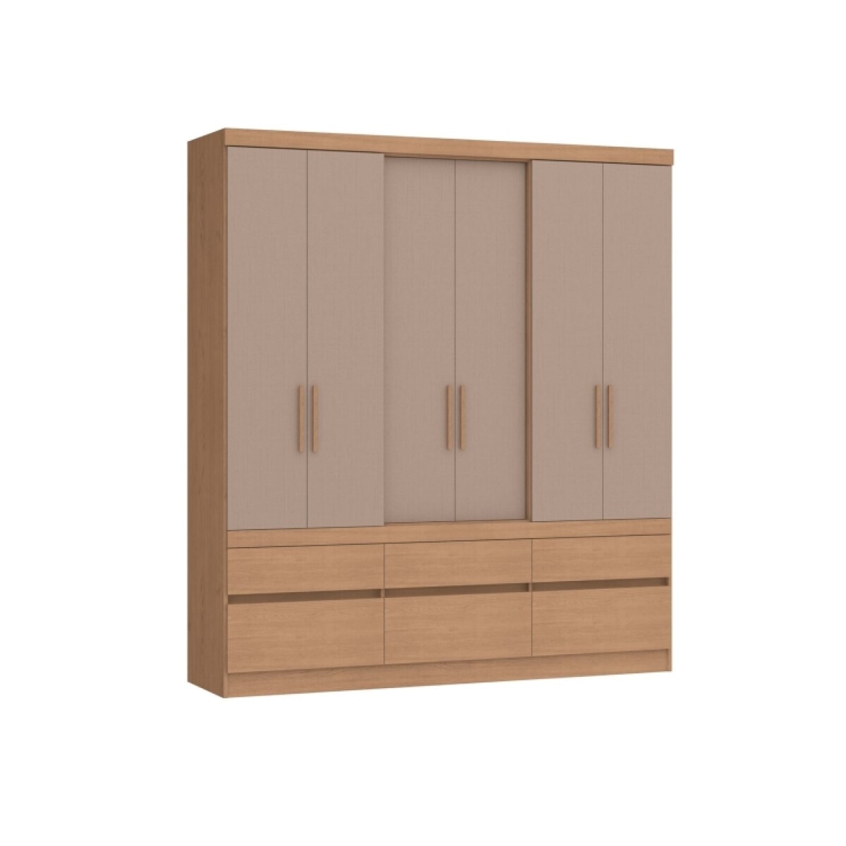 Ropero 6 Puertas 6 Cajones Cronos Angelin 