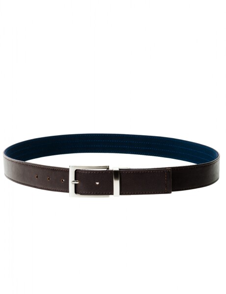 Cinto reversible Marron