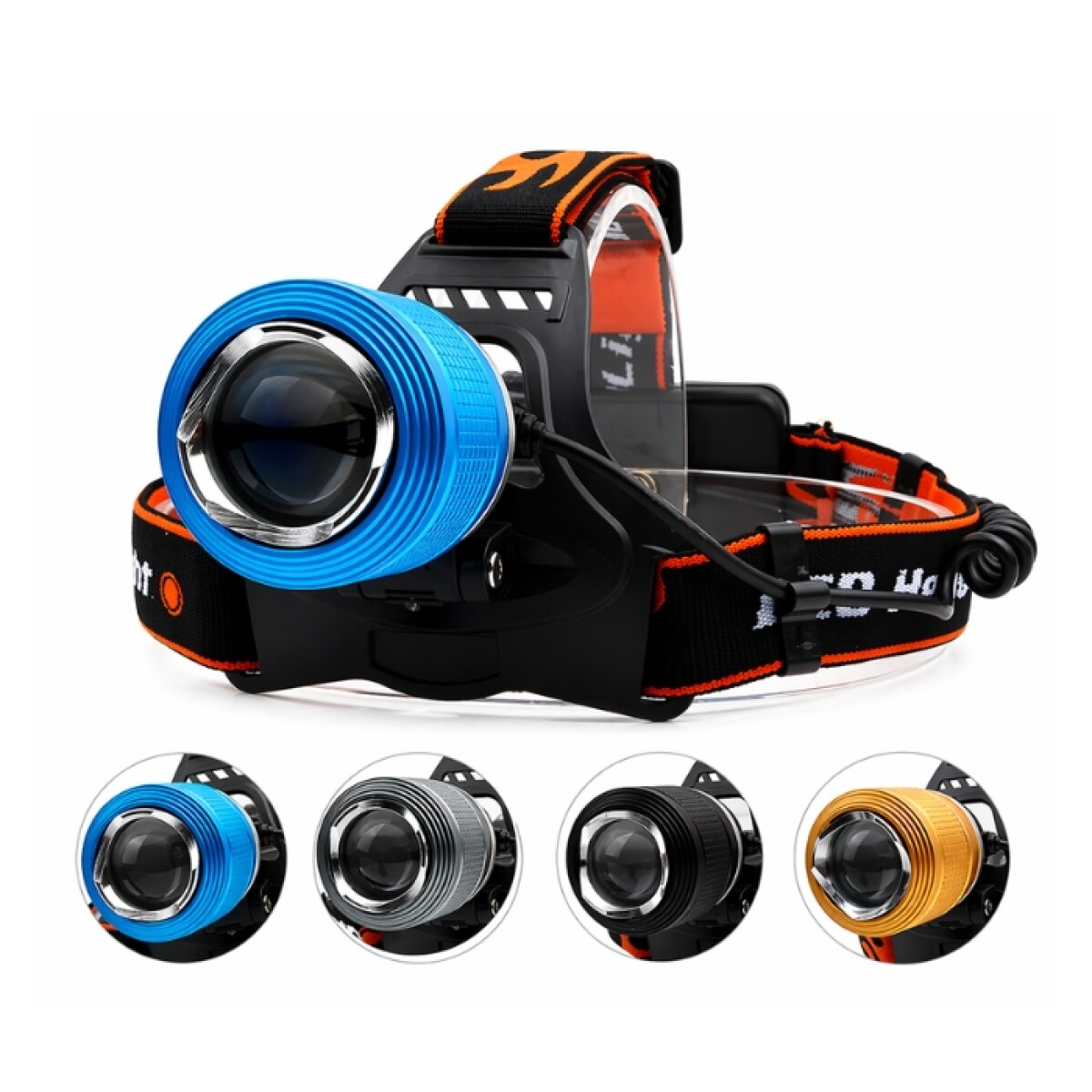 Linterna Minero LED T6 Recargable 