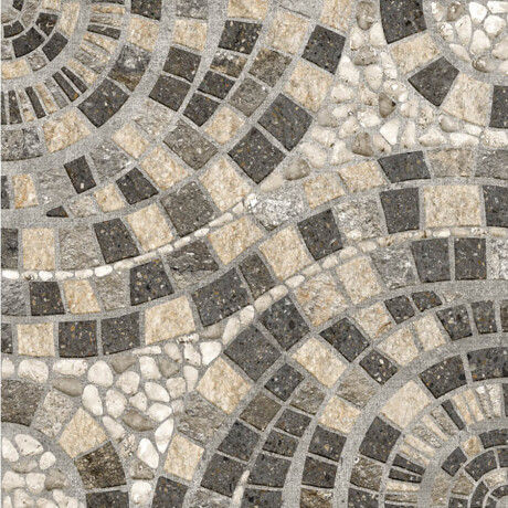 CERAMICA PISO ANTIDESLIZANTE GRIS PIEDRAS EXTERIOR 56X56 GAMAS DE GRIS