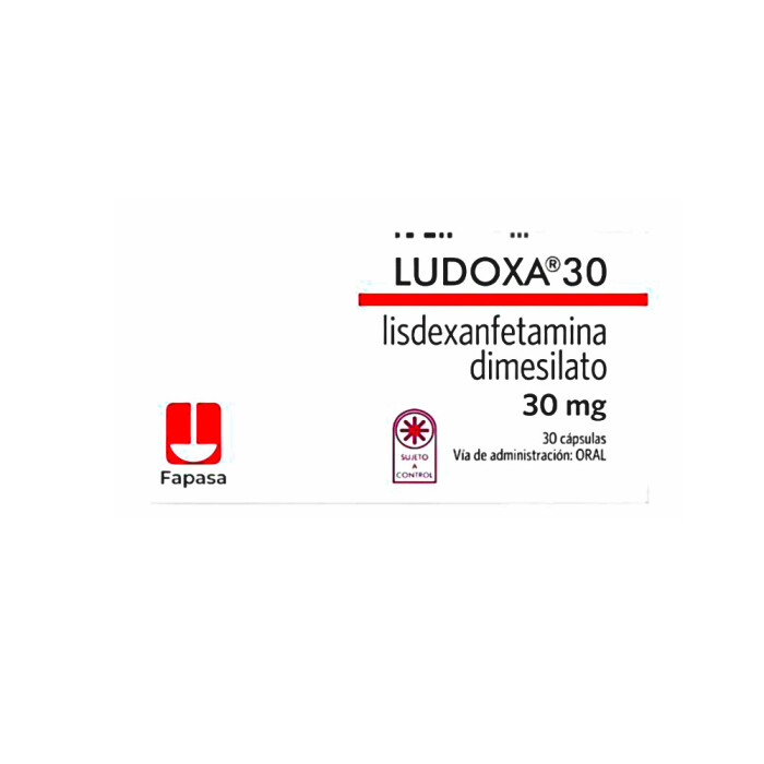 LUDOXA 30 MG. CJ X 30 CAPS. única