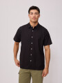 CAMISA LINAZ RUSTY Negro